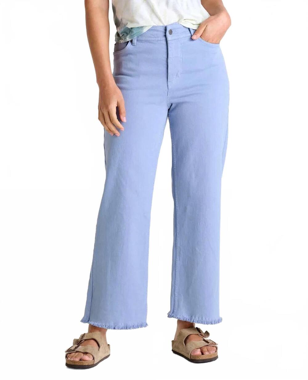 NEW TOAD&CO balsam seeded cutoff pants in weathered blue